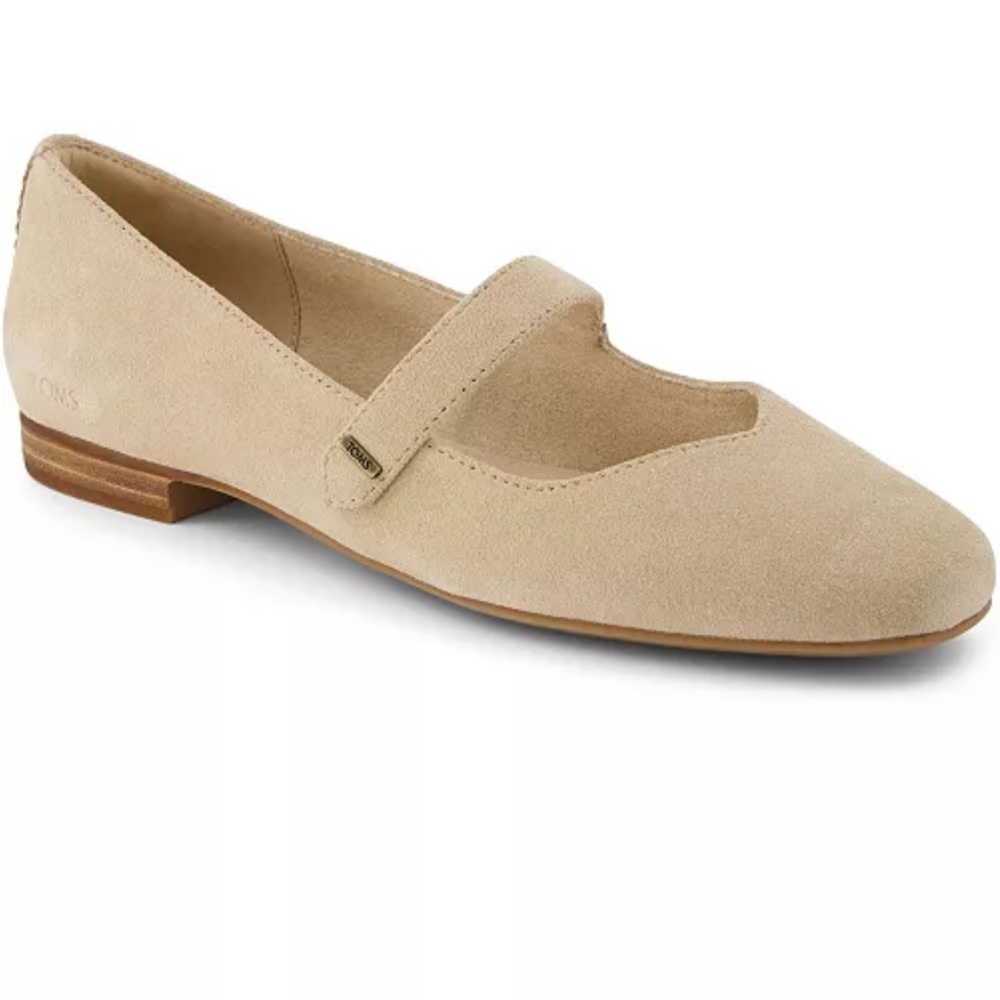 Brand New TOMS Women's Beige Suede Loafers